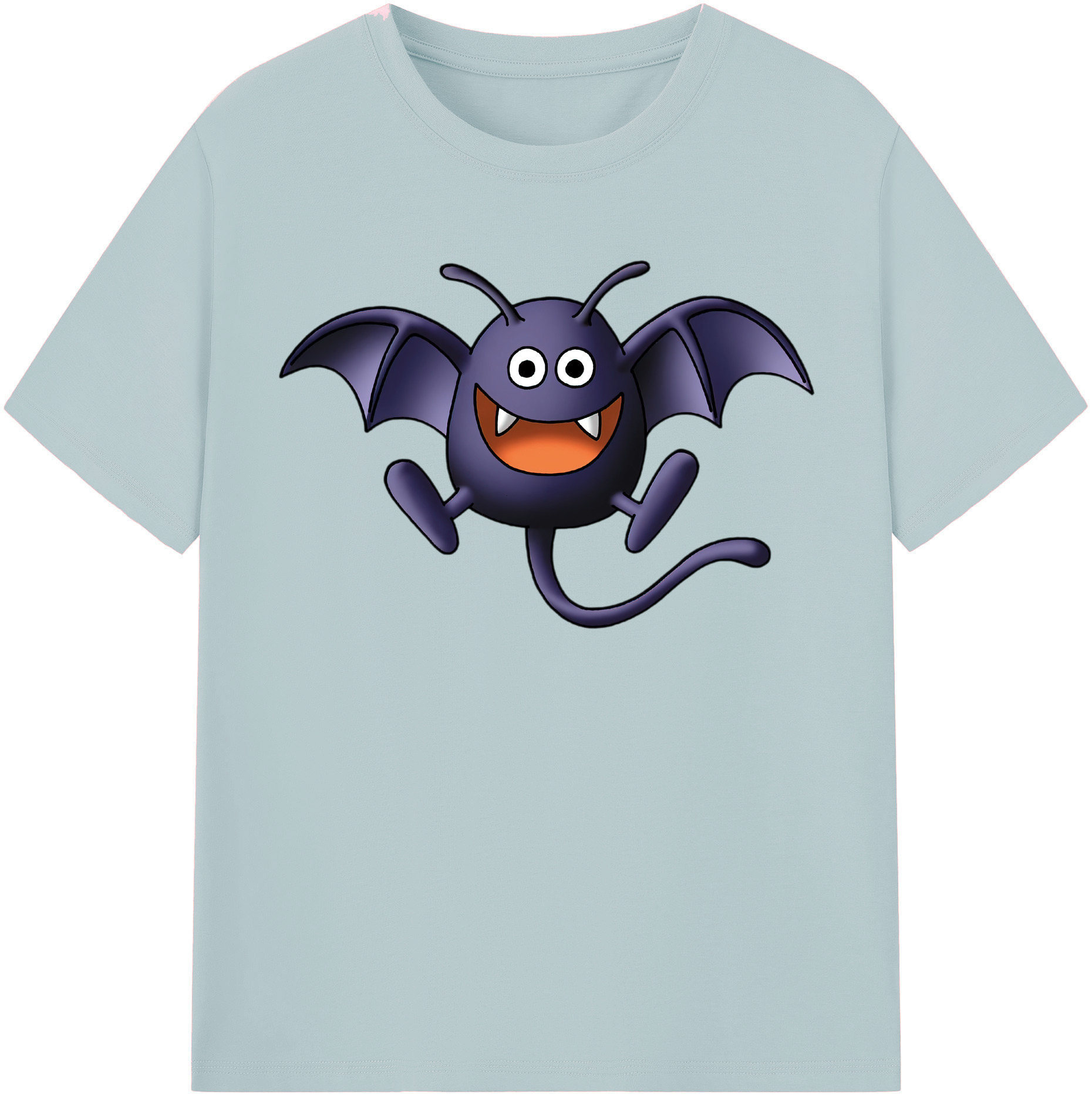 （画像用） ドラゴンクエスト Doragon Kuesuto Dragon Quest 綿100％半袖Tシャツ（フロントプリント）